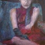 Frau in Rot, 60 x 40 cm, 2012